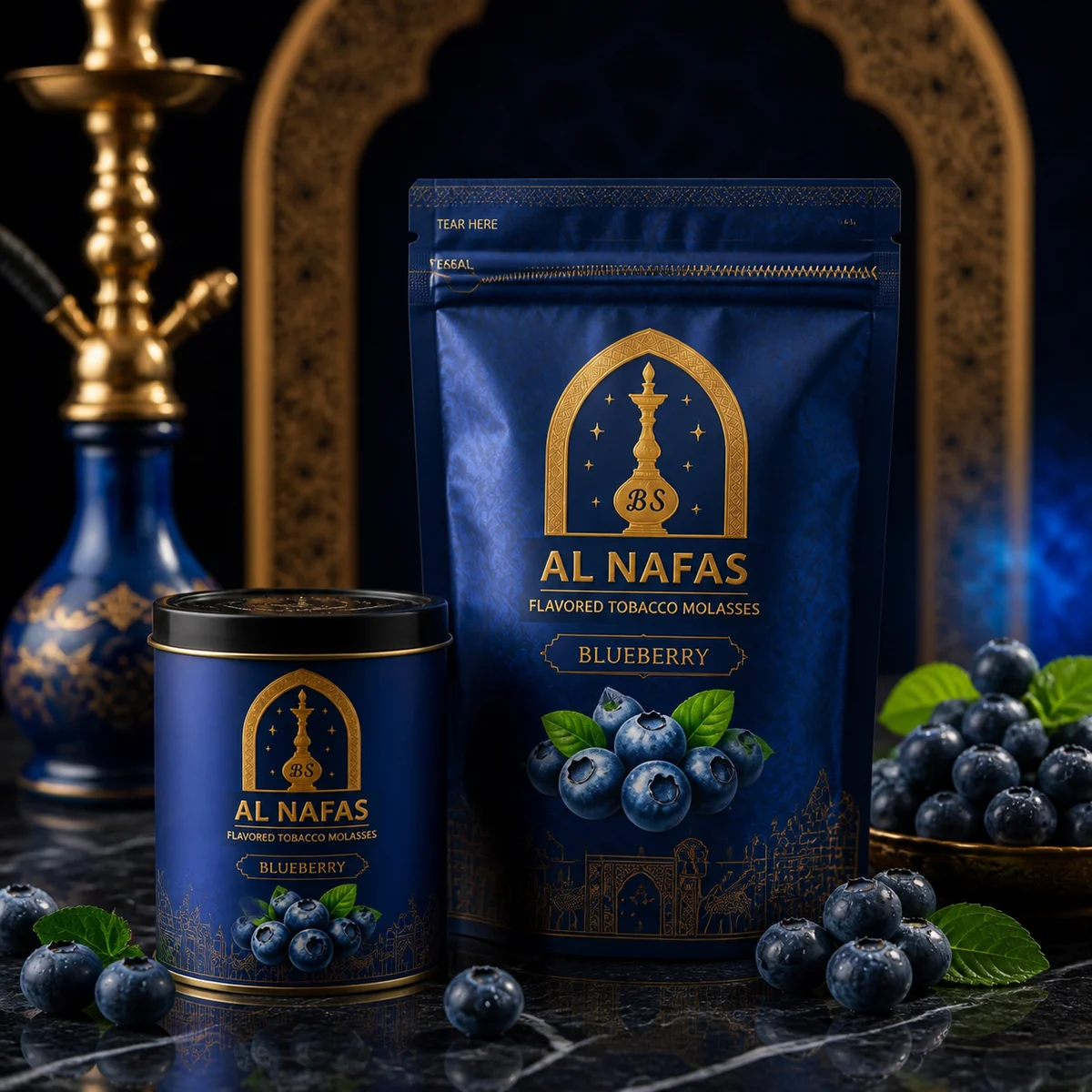 توت أزرق من BS AL NAFAS
